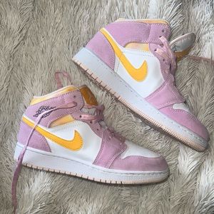 Kids Artic Pink Jordan One GS